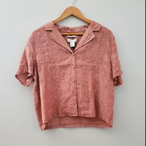 NWT Rachel Zoe Linen Top, Large